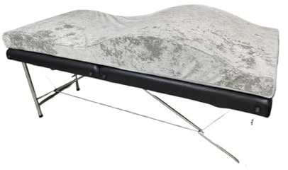 GHHZML Materasso per Lettino da Massaggio Coprimaterasso in Memory Foam, coprimaterasso Curvo(Memoryfoamice Grey)