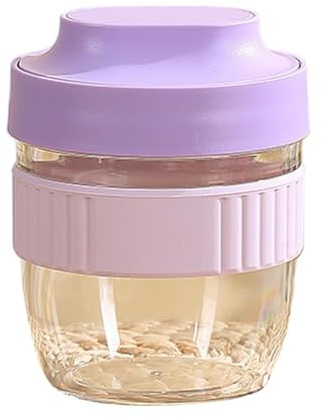 Homeponnew Tasse à salade et à fruits réutilisable anti-fuite avec couvercle, joint hermétique et cuillère attachée, récipient en plastique pour le petit déjeuner, la préparation des repas et les