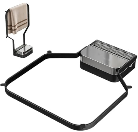 Grille d'écoulement d'angle pour évier de cuisine - Passoire avec ventouse - Récupérateur de nourriture pour évier de cuisine avec 100 sacs en filtrants - Pour la collecte des déchets et des