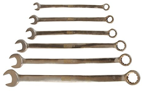 KS Tools 963.7357 BRONZEplus Ringmaulschlüssel-Satz, extra lang 6-tlg. 10-22mm