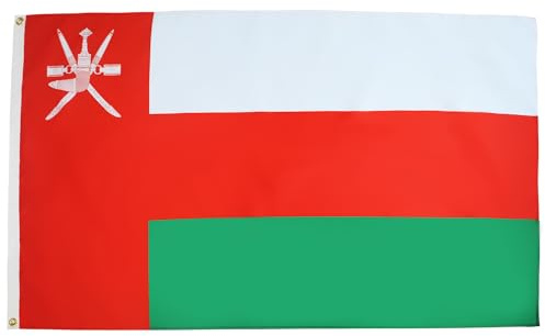 AZ FLAG Oman flagga 150 x 90 cm – sultanat omman-flagga 90 x 150 cm fin polyester – flaggor