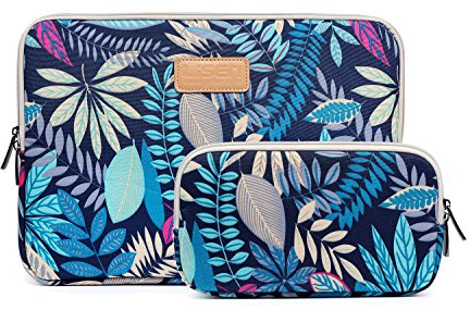ZhuiKun Funda Portátil 14 Pulgadas, Funda Blanda Protectora con Bolsa de Accesorios para 14 Pulgadas Laptops, portátil Ultrabook de 14 (Azul)