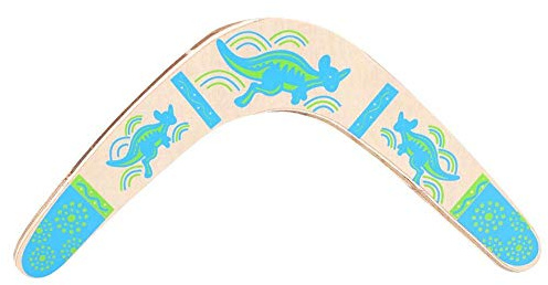Boomerang in Legno a Forma di V di Ritorno Boomerang Giocattolo di Sport all'Aria Aperta Attrezzature Sportive da Gioco