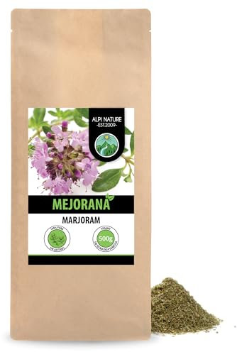 Alpi Nature Marjoram Rubbed 500g 1.1 lb, Dried Herb for Cooking and Marjoram Tea