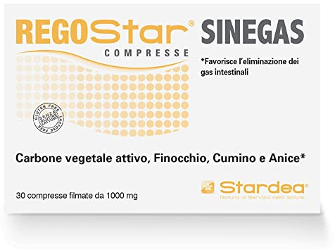 Stardea - REGOSTAR SINEGAS 30CPR per l'eliminazione dei gas intestinali
