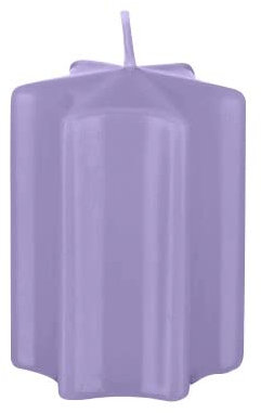 Sternkerzen Schwimmkerzen Lavendel Lila 3,5 x Ø 6 cm, 16 Stück, Adventskerzen, Weihnachtskerzen