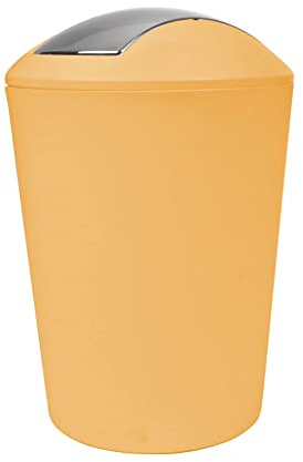Douceur d'Intérieur, Flic Flac Abfalleimer (5,6 l) Vitamin Ocker, Kunststoff