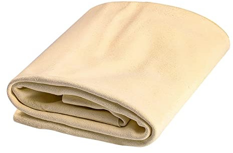 Peau de Chamois Voiture, 60 x 40cm Absorbant Chamois Chiffons de Nettoyage Doux Non Pelucheux Peau de Chamois, Irrégulier Peau de Chamois sans Rayures pour Nettoyer Voitures, Meubles, Lampes