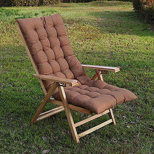 ADITAM Klappstuhl aus Holz mit Armlehne, Loungesessel mit Verstellbarer Rückenlehne, tragbarer Outdoor-Liegestuhl für das Angelcamp oder den Heimgebrauch B Double The Comfort