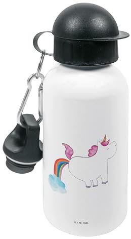 Mr. & Mrs. Panda Kindertrinkflasche Einhorn Pupsend, Premium Aluminium, 500 ml