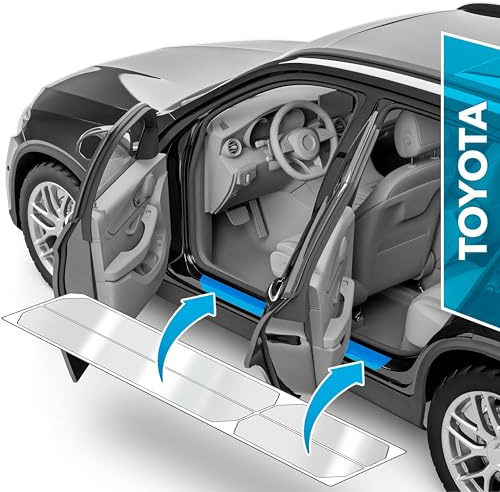 uProtect Auto Einstiegsleisten Schutz für Toyota Yaris 4 (IV) XP21 I 2020-2026 - Schutzfolie Autotür Zubehör Zierleisten Lackschutzfolie Transparent