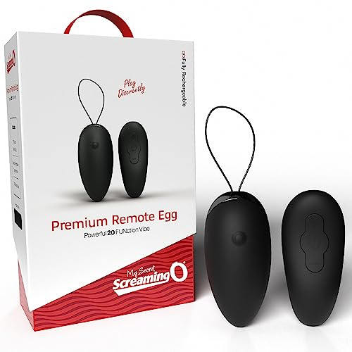 Screaming O Remote Vibe – Discreet Egg Vibrator for Women, Wireless Bullet Toy for Solo or Couples Pleasure