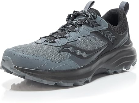 Saucony Men's Excursion Tr17 Sneaker, Shadow/Black, 9.5