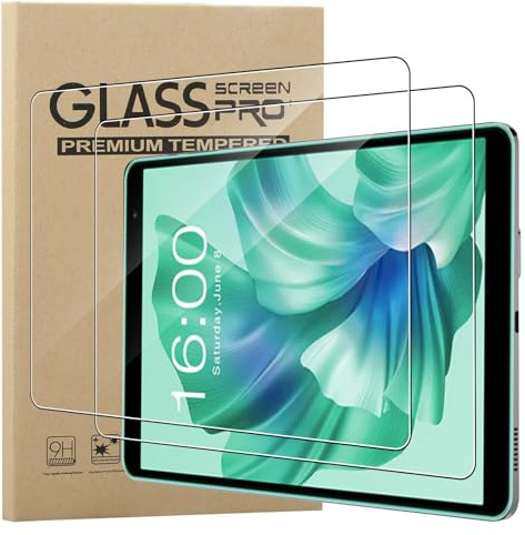KZIOACSH Screen Protector for TECLAST P85T 8 Inch,2 Pack HD Clear Anti-Shatter Tempered Glass Screen Protector Touch Sensitive Anti-Scratch Anti-Fingerprint Protective Screen Guard Film