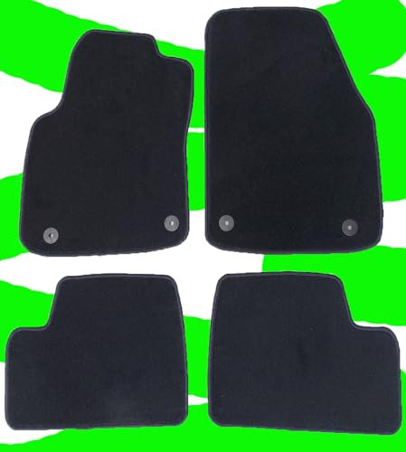 AUTOTEPPICH-STYLERS Q100+ Fußmatten Set passend für Opel Astra H Limo GTC Caravan Matten Autoteppiche Passform