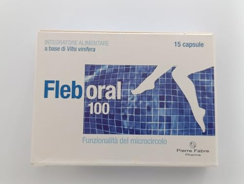 FLEBORAL 100 15capsule - Integratore alimentare a base di estratto secco di Vitis Vinifera L.