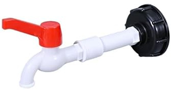 Casetlong 1set S60*6 To 3/4'' 1/2'' Water Tank Outlet Bucket Connector Lengthened Garden Hose Connector IBC Water Tank Adapter(8)