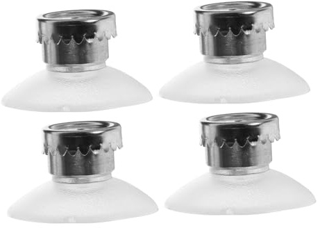 HONMEET 4 Piezas Jabonera Magnética para Baño sin Taladro Soporte Inoxidable con Ventosa para Barra de Jabón Diseño Autodescargable y Compacto Paquete de Unidades Resistente y Fácil de