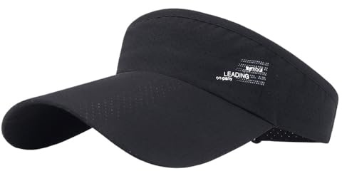 Viseras para Mujer Visor Cap Transpirable y Absorbe el Sudor Gorra de Verano Gorra con Visera Solar Unisex Ajustable