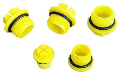 10/20Uds Tapones roscados PVC Cabeza cruz Sello tubería