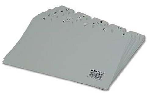 Register A-Z aus Kunststoff Karteiregister Leitregister Leitkarten 25 Stk DIN A5