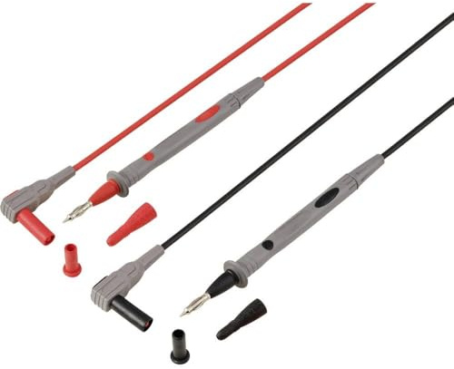 Sicherheits-Messleitungs-Set 1.20 m Schwarz, Rot VOLTCRAFT MS-4P
