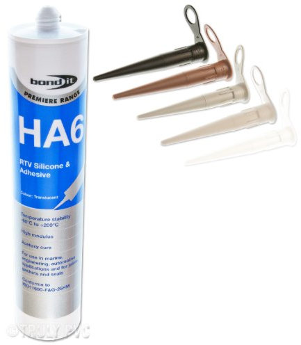 Bond-It BDHA6GR Silicone, Grey, 310ml