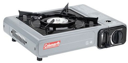 Coleman Camp Bistro 1-burner Butane Kitchen Outdoor Camping Trip Picnic Cooking Stove, Durable Enameled Steel Case,porcelain Enameled Cooking Surface,lightweight and Compact Design