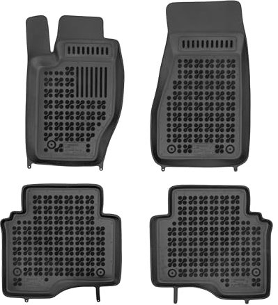 REZAW - PLAST Antirutschmatten Auto fußmatten passt für Jeep Commander 2006-2010 Kompletter Schutz für Ihr Auto bei Allen Wetterbedingungen mit perfekt passenden Anti rutsch gummimatten