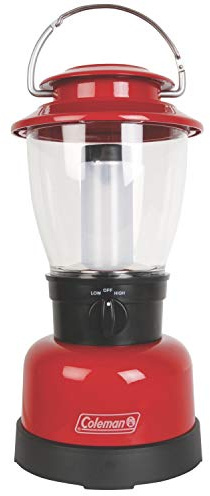 Coleman 400L LED Lantern with 4D Battery, Water & Impact-Resistant Lantern with Carry Handle, Lifetime LED Lights Never Need Replacing