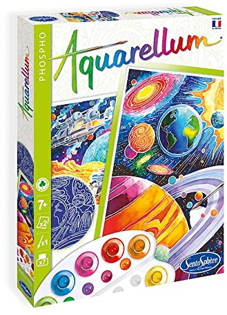 Sentosphère 3906413 – målarset akvarellum nattlysande kosmos