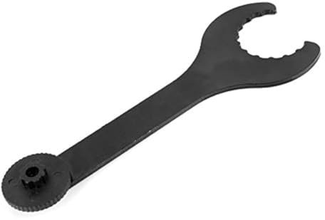 Free-fly Bicycle Wrench Bottom Bracket Spanner Carbon Steel Install Removal Spanner Wrench Black Bicycle Axle Wrench Tool for Shimano Hollowtech II
