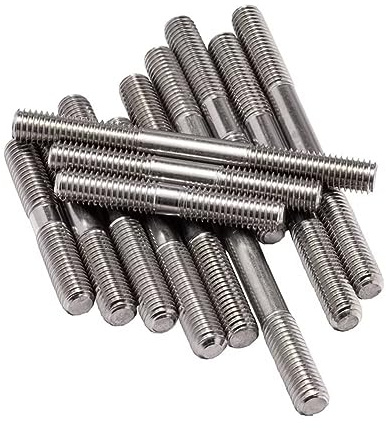 SYDARSYN Barre Filettate a Doppia Estremità in Acciaio Inox 304 Doppio Estremità Filettato Perno Vite Bullone M6x250mm (3 Pezzi)