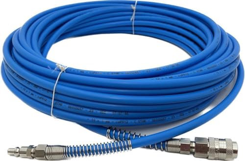 Druckluftschlauch COPA 12C Star 10x8x1mm Rolle 50m PU blau mit Zubehör (Kupplung Deutschland)