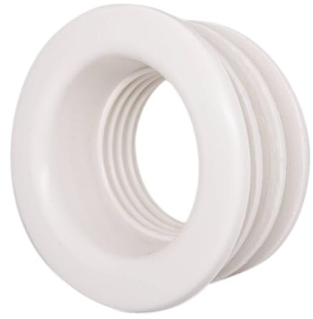 SKIR'CO Weiß 56x40mm Gummi Abflussrohr Verbinder Rohradapter Gummi Reduzierstück