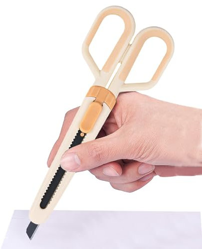 Tijeras de uso doméstico para todo uso, tijeras para uso en el hogar - Tijeras para el hogar Tijeras de artesanía,Tijeras de oficina versátiles, herramienta de corte 2 en 1, tijeras de papel,