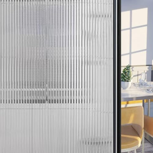 Pellicola per Vetri Finestre Anti-Uv 80 x 900 cm Oscurante Anti UV Elettrostatica Pellicola Decorativa per Finestre Pellicola Antisolare Oscurante per Ufficio,Soggiorni, Chang Hong 1