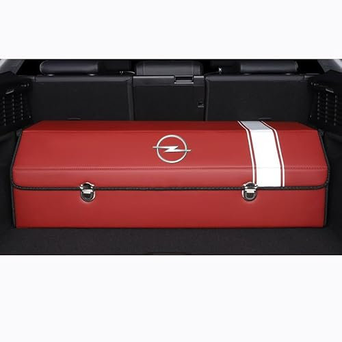 MXQCLSA Kofferraum Organizer, für Opel OPC LINE Astra J H G K Insignia Corsa D B E Mokka wasserdicht tragbar faltbar Teilt Multifunktionale Aufbewahrungsbox,C