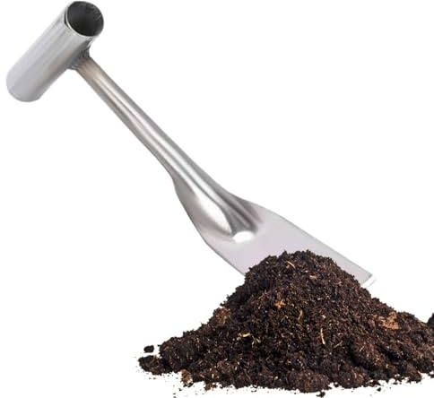 Lnhgh Pala a Mano del Giardino Pale da Giardino per Piantare - Pellet multifunzionali in Acciaio Inossidabile,Strumenti di diserbo portatili con maniglia, da Giardinaggio leggeri per la
