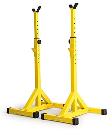 Squat Rack Gewichtheberständer Höhenverstellbar Belastung 200kg Fitnessgeräte für Krafttraining Hantelständer Langhantelablage