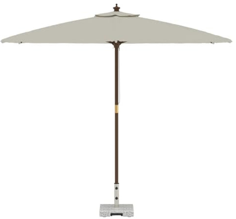 vidaXL Pied de Parasol Gris 41 x 41 x 37 cm Granite, Jardin et terrasse, Accessoires Modernes pour Parasol, Base résistante, Ombre Fonctionnelle, Support Mobile