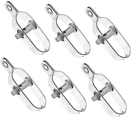 TOYANDONA 6 Stück Teiliges Stahlseil Spannsystem Robuster Drahtspanner für Wäscheleinen Sonnenschutz Verstellbarer Kabeltensioner für Gewächshäuser Hühnerkäfige Kaninchenhäuser