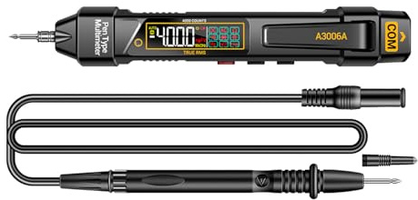 Pen Type Digital Multimeter LCD Display Ohmmeter Capacitance Diode Check Voltages Tester With Probes For Electronic