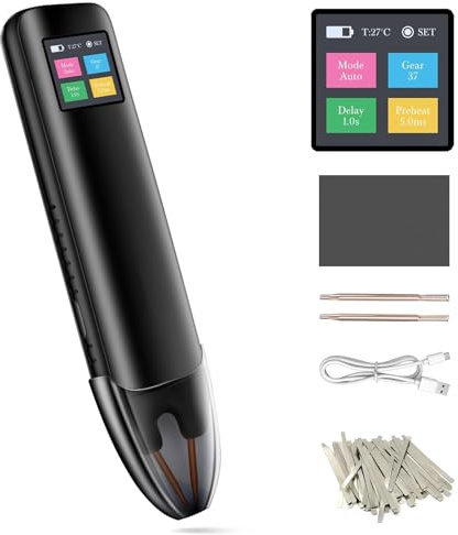 SURLABA Punktschweißgerät für Akkus, Tragbarer Punktschweißer 99 Gänge, Mini Spot Welder 0,1-0,25mm Nickel/Eisen/Edelstahl für DIY Akku-Pack