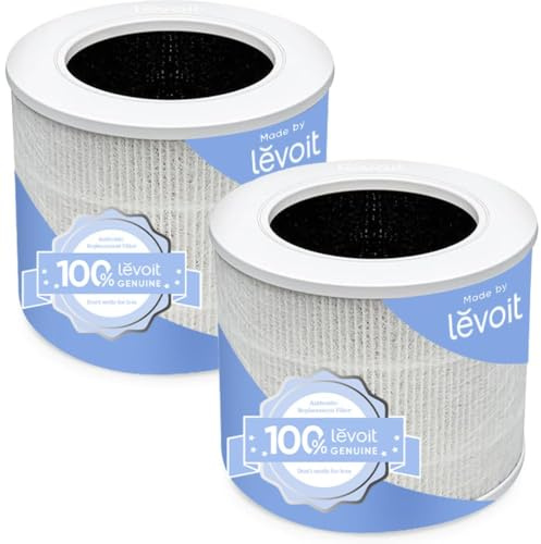Levoit Original-Luftfilter für Core 300S Luftreiniger, HEPA-filter, 2 pack | 3-in-1 HEPA Filter, hocheffizienter Aktivkohlefilter und Vorfilter, gegen 99,97% Allergene Staub, Pollen, Rauch