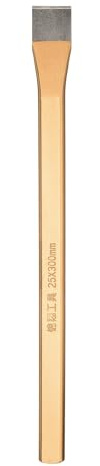 sourcing map Scalpello a freddo largo 17 mm e lungo 300 mm di lunghezza, in lega di acciaio ad alta durezza, trattato termicamente, resistente, per tagliare rivetti, ferro, acciaio, bronzo, rame