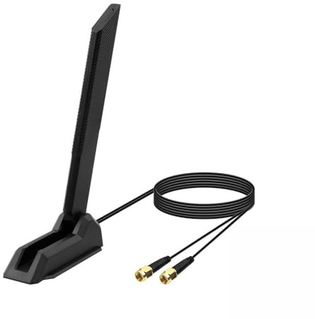 WiFi 6E Tri-Band Antenna 120cm Cable RP-SMA External Extension Cable