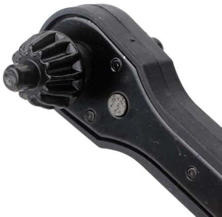 Drill Chuck Ratchet Wrench, 2 in 1 Ratcheting Hand Tool with Dual Heads (12.8mm & 17.2mm), Steel Construction for Electric Drills and Power Tools