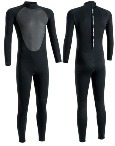 Traje de neopreno para hombre, 3 mm, para natación, buceo, esnórquel, con protección solar, aislamiento térmico en frío