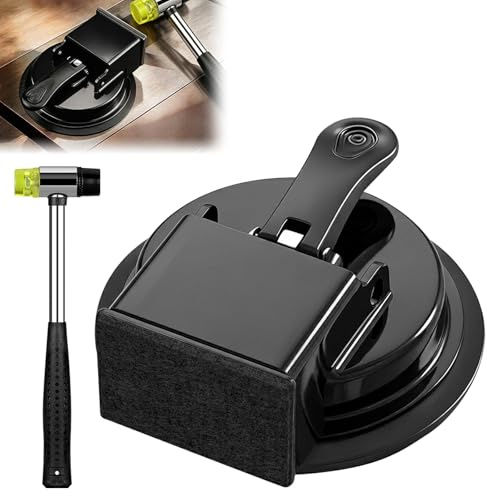 Laminat Verlegeset Saugnapf Werkzeug, Saugheber Fliesen | Professionelle Fugenreparatur Werkzeug Mit Saugnapf, Bodenspalt-Fixierwerkzeug, mit Gummihammer, für Vinyl, HolzböDen